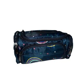 Lug Navy Bag with Colorful Accents